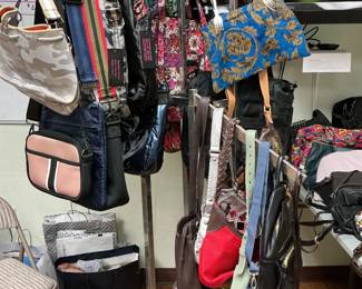 Rack of purses