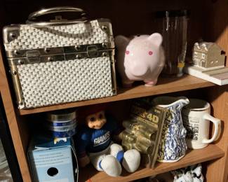 Vintage purse, troll, pitcher & miscellaneous 