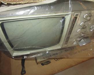 Vintage portable TV