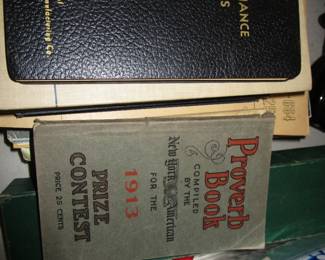 Vintage books/ephemera