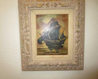 Antique oil painting