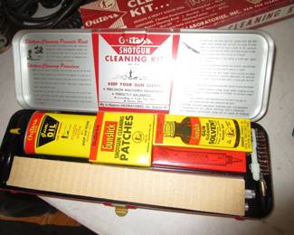 Gun cleaning vintage