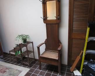 Vintage/antique hall tree