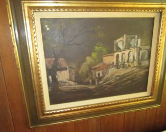 Antique oil painting