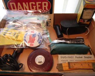 Signs, tins and more