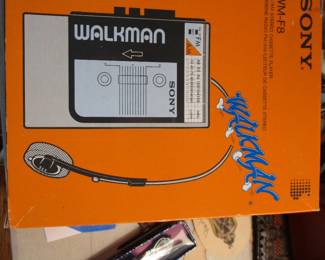 Vintage Walkman in the box