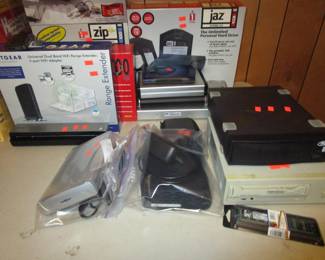 Room of software, computer accec. Some of it new in box