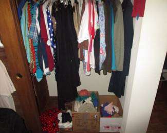 Tons of vintage clothes