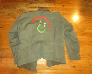 Coast Guard Viet Nam jacket 1966-67 painted jacket