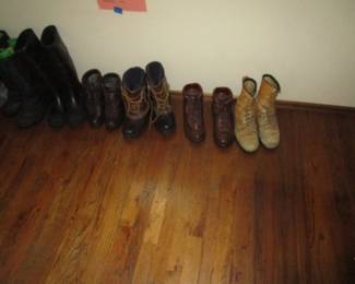 Good selection of men's shoes and boots