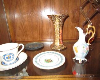 Vintage china selection