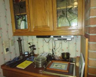 Kitchen full - many cookbooks