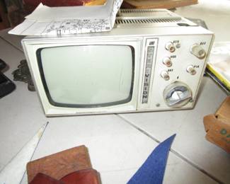 Vintage portable TV
