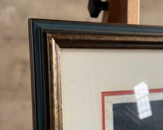 “Kurashikigawa”, an original limited edition woodblock print by listed artist, Kan Kawada. Edition 3/52, signed and numbered in pencil, professionally framed, and measures in frame, 24” H x 32.5” W.