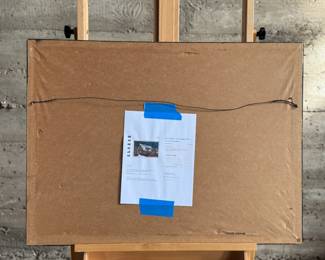 “Kurashikigawa”, an original limited edition woodblock print by listed artist, Kan Kawada. Edition 3/52, signed and numbered in pencil, professionally framed, and measures in frame, 24” H x 32.5” W.