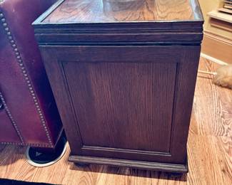 Hinged side table