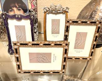 Jeweled picture frames
