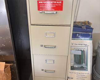 Metal file cabinet