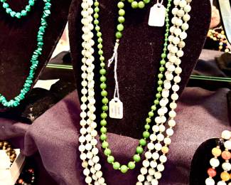 Jade necklaces