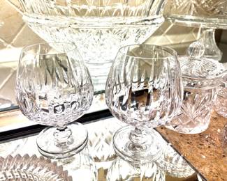 Crystal brandy snifters
