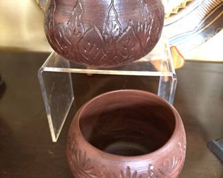 Signed pottery