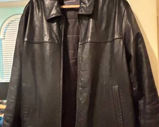 Man's leather jackets -lg/xl