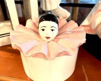 Vintage Pierrot clown box