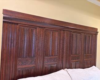 Dramatic tall headboard