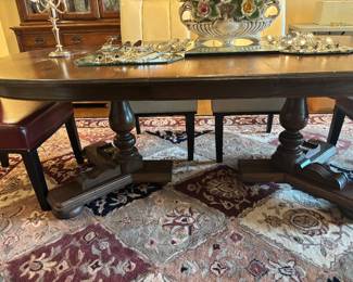 Pedestal table base
