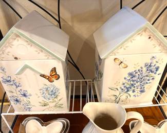 Lenox Butterfly Meadow cookie jars