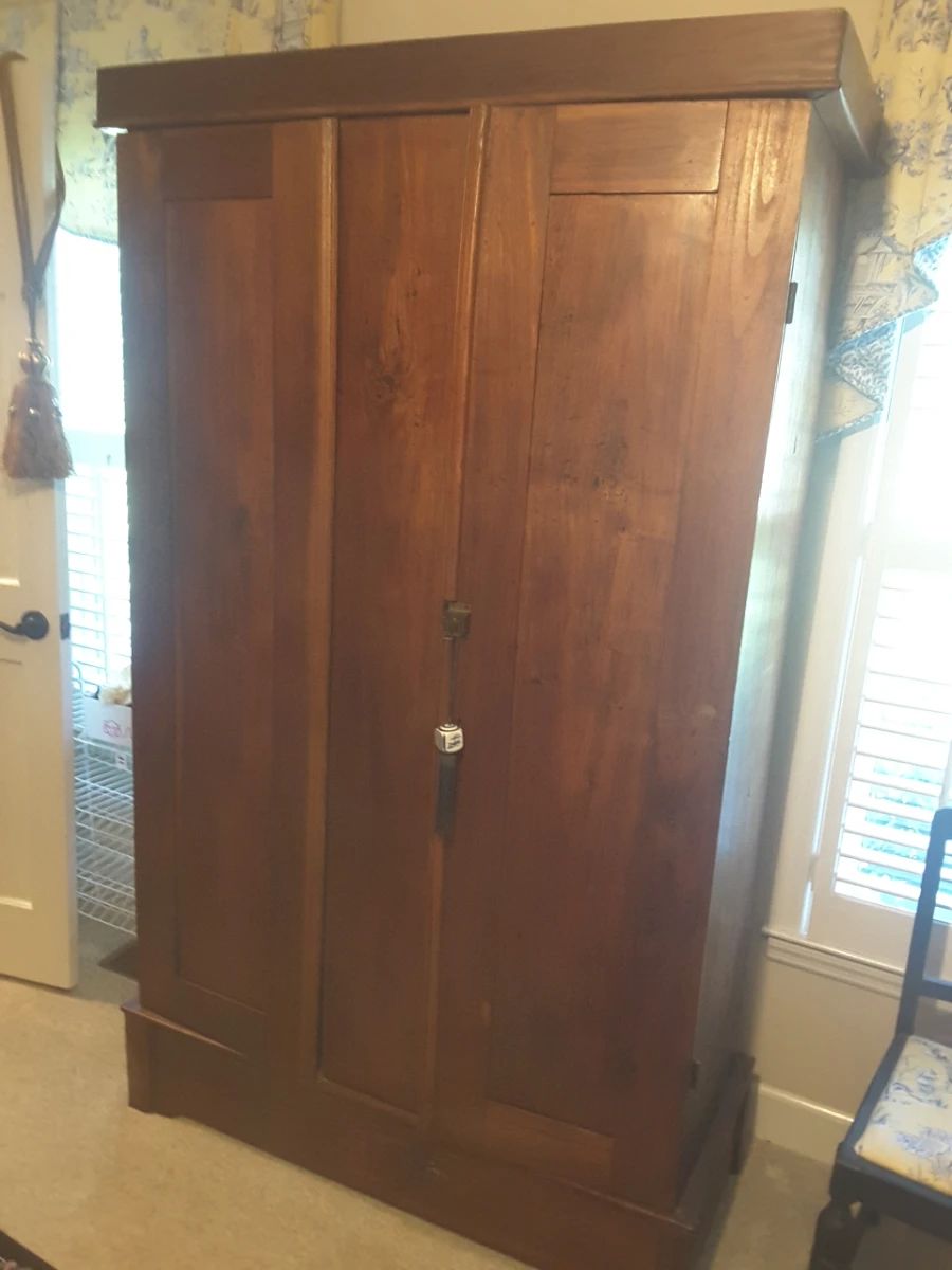 Antique walnut armoire