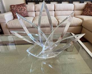 Van Teal Lucite Sculpture