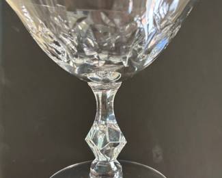 Tiffin-Franciscan "Karen" Crystal Footed Compote or Sherbet Glass