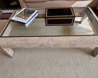 Black Lacquer and Mother-of-Pearl Inlaid Decorative Box