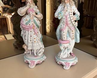 Pair of 19th Century Porcelain Figurines