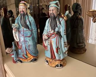 Pair of Chinese Export Porcelain Ginger Jars