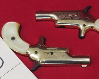 Pair of Butler 22 cal. short Derringers - Boxed Set