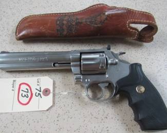 Year 1987 King Cobra Stainless 357 Mag. Revolver w/Holster