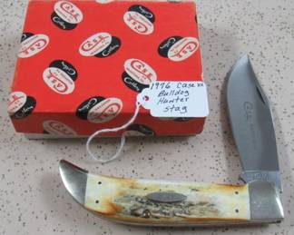 1976 Case XX Bulldog Hunter w/Stag Handle