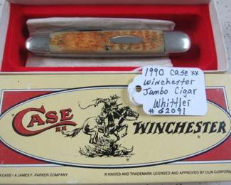 1990 Case XX Winchester Jumbo Cigar Whittler #62091