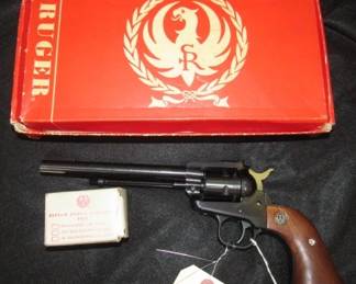 Year 1973 Ruger Single 6 Conversion Pistol w/Box