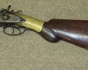 Antique 12 Ga. Double Barrel Shotgun