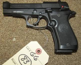 Beretta 85F .380 cal. Pistol