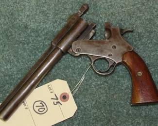 Very Unique 1800's Top Break Single Shot Pistol