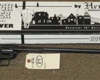 Rough Rider 22 & 22 mag Revolver w/16" Barrel - New in Box