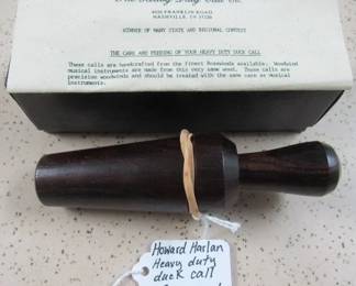 Howard Harlan Heavy Duty Duck Call - Rosewood 