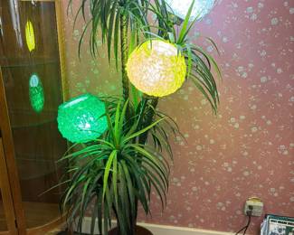 60" tall MCM "spaghetti" lamp 