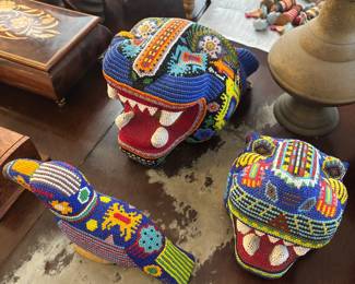 Hand beaded art work 