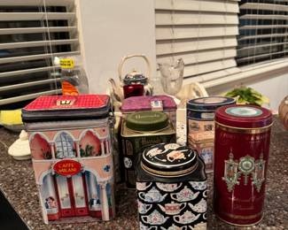 Collection of Tea Canisters