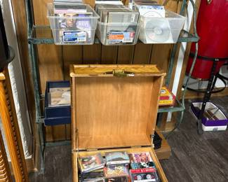 Assorted Cassette Tapes and CDs